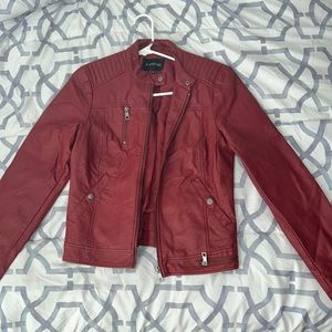 Red Leather Jacket!